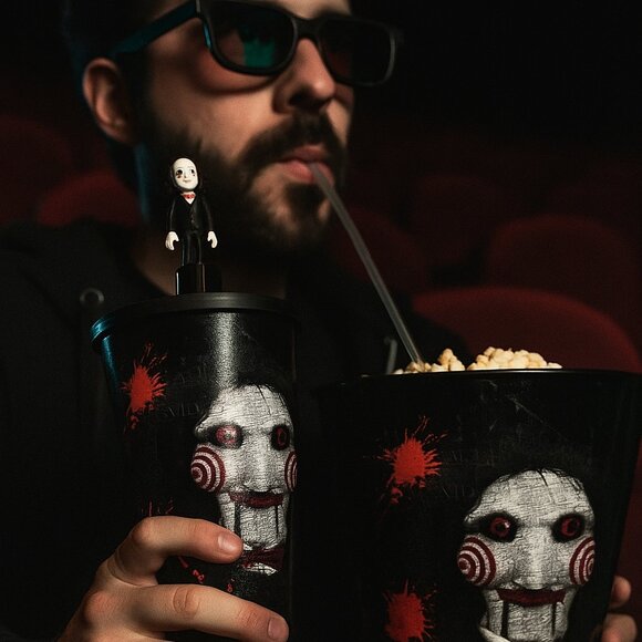 saw X movie collection Popcorn 🍿 Bowl And cup
